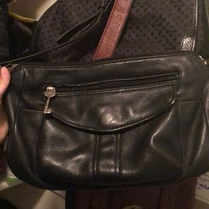 Fossil black purse crossbody